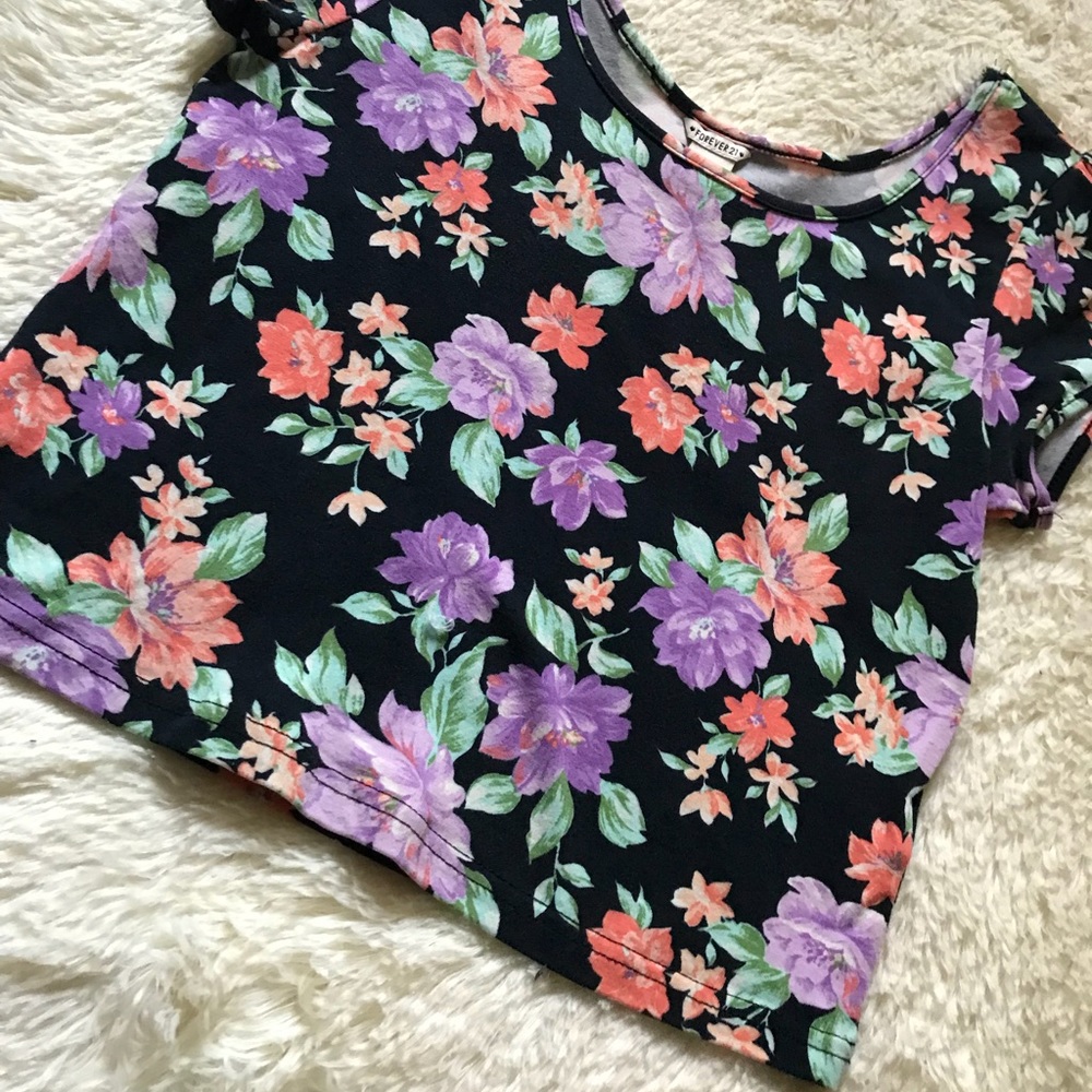 Floral Crop Top